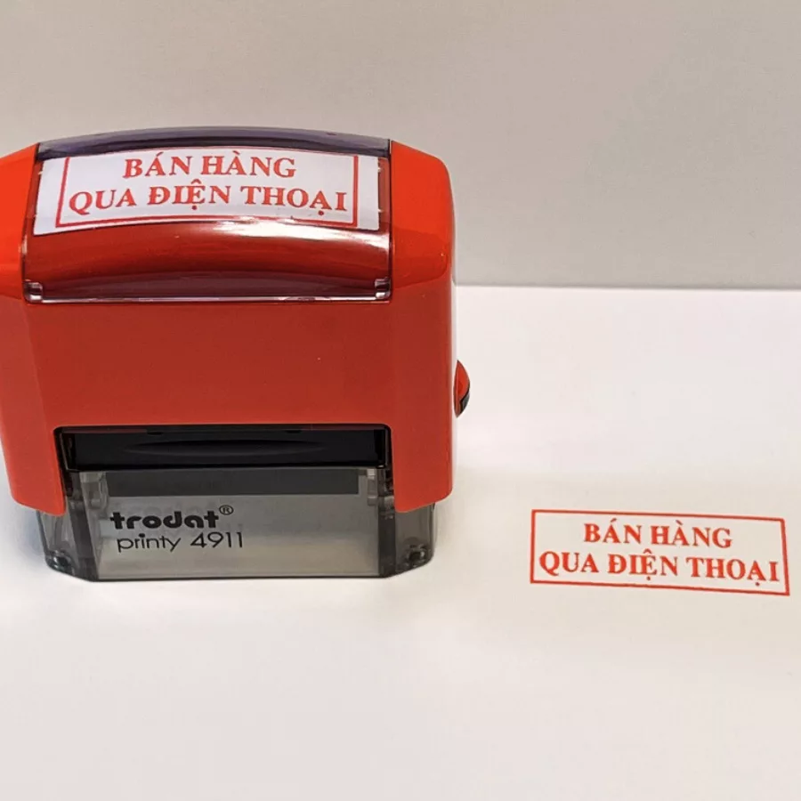 Dấu bán hàng qua điện thoại