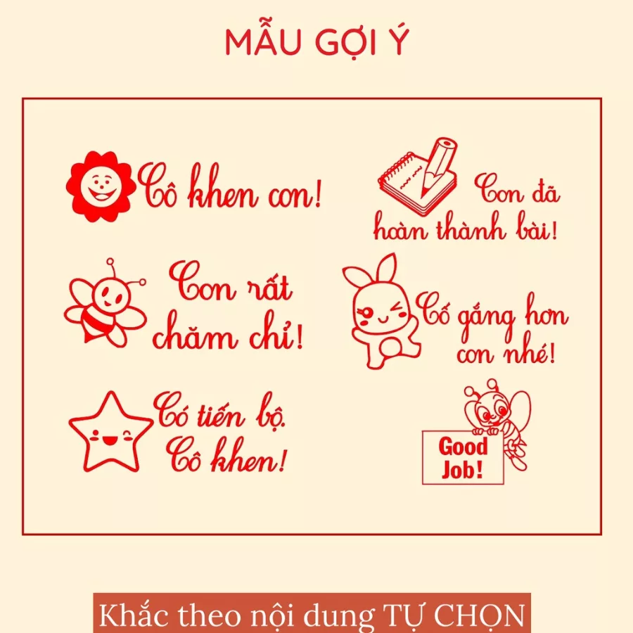 Khắc dấu cô khen