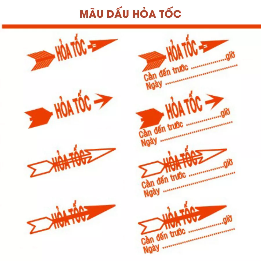 Khắc dấu hỏa tốc