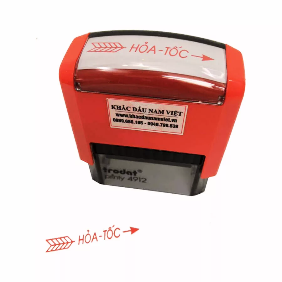 Khắc dấu hỏa tốc