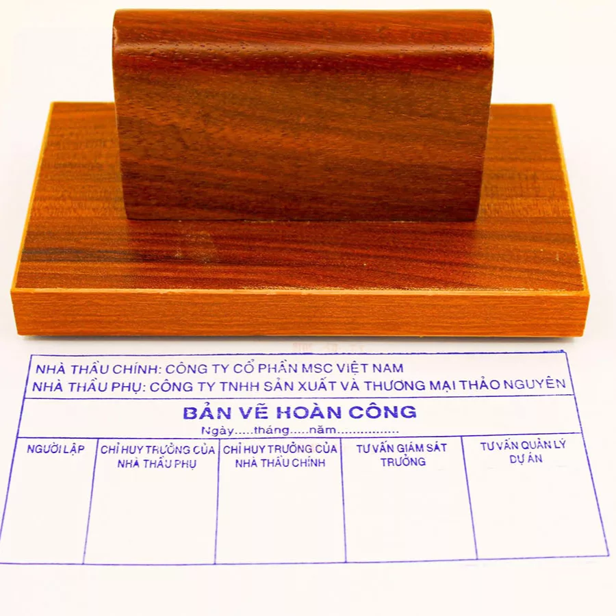 Khắc dấu hoàn công