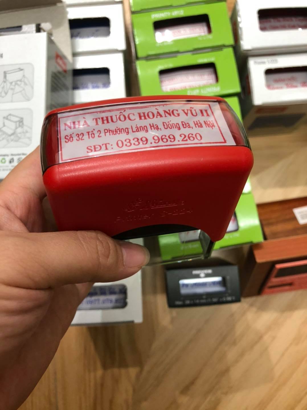 khắc dấu cho nhà thuốc