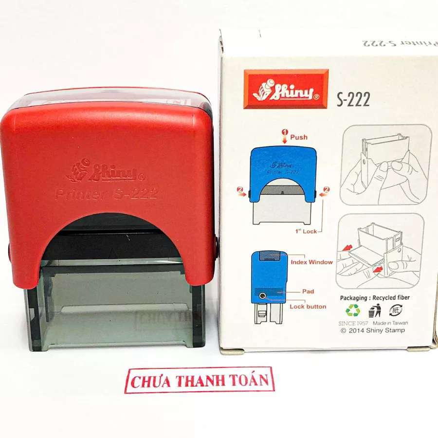 Khắc dấu chưa thanh toán